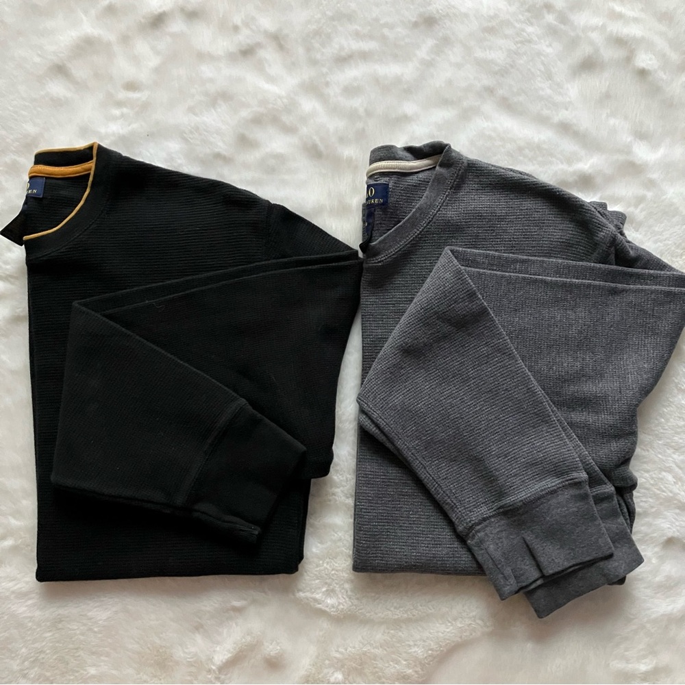 2 Long Sleeve Men’s Polo Shirts